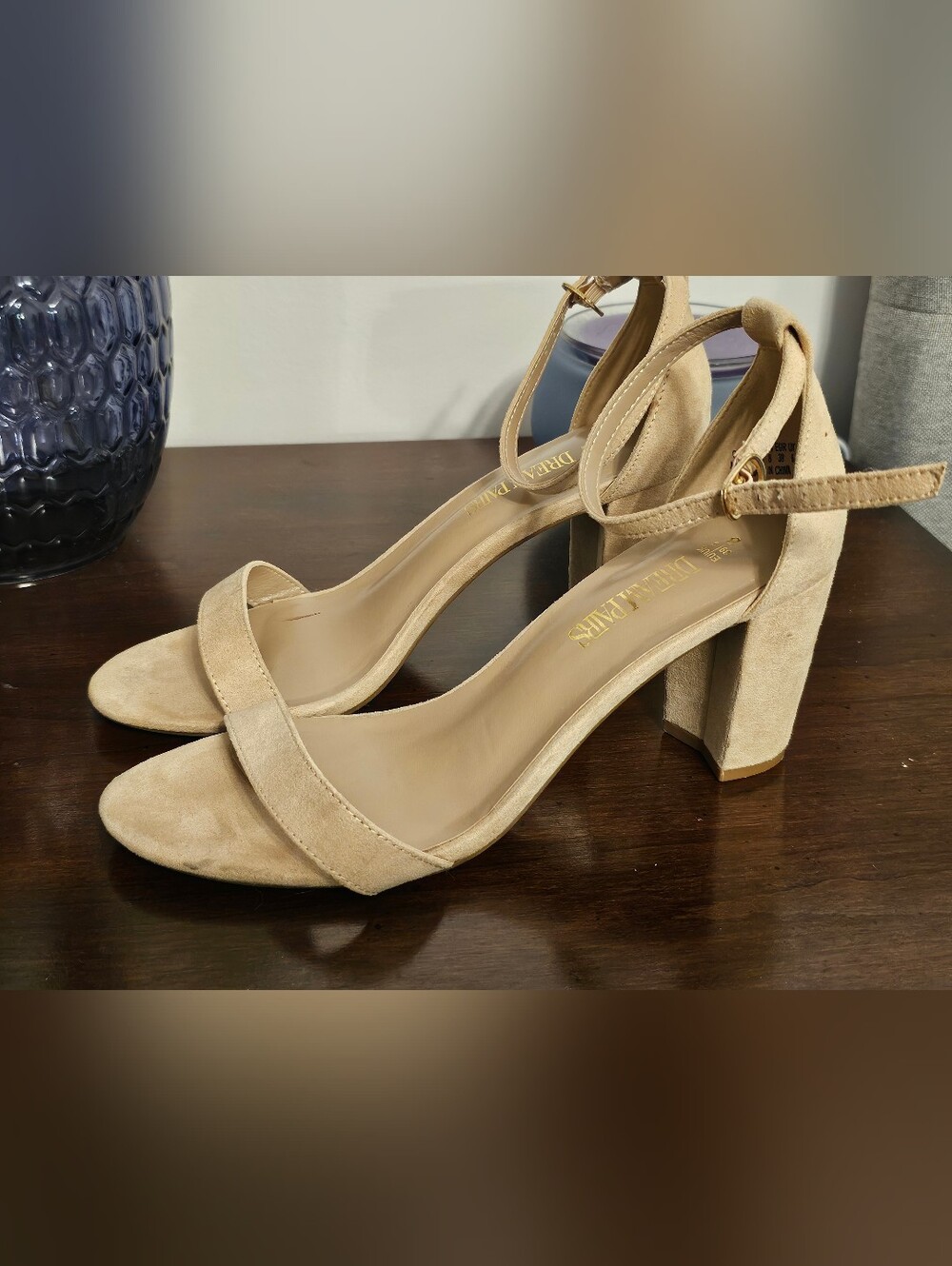 Dream Pairs Women's Nude Heels